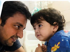 TrustTags founder sharing a moment with his daughter