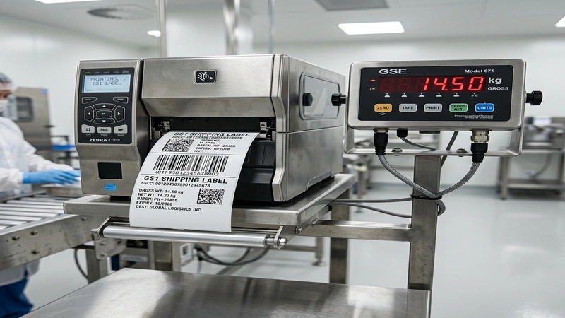 Automatic Label-Printing with Weight Data